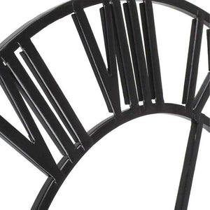 Horloge Murale Design en Fer Forgé – Chiffres Romains Sculptés 40 cm